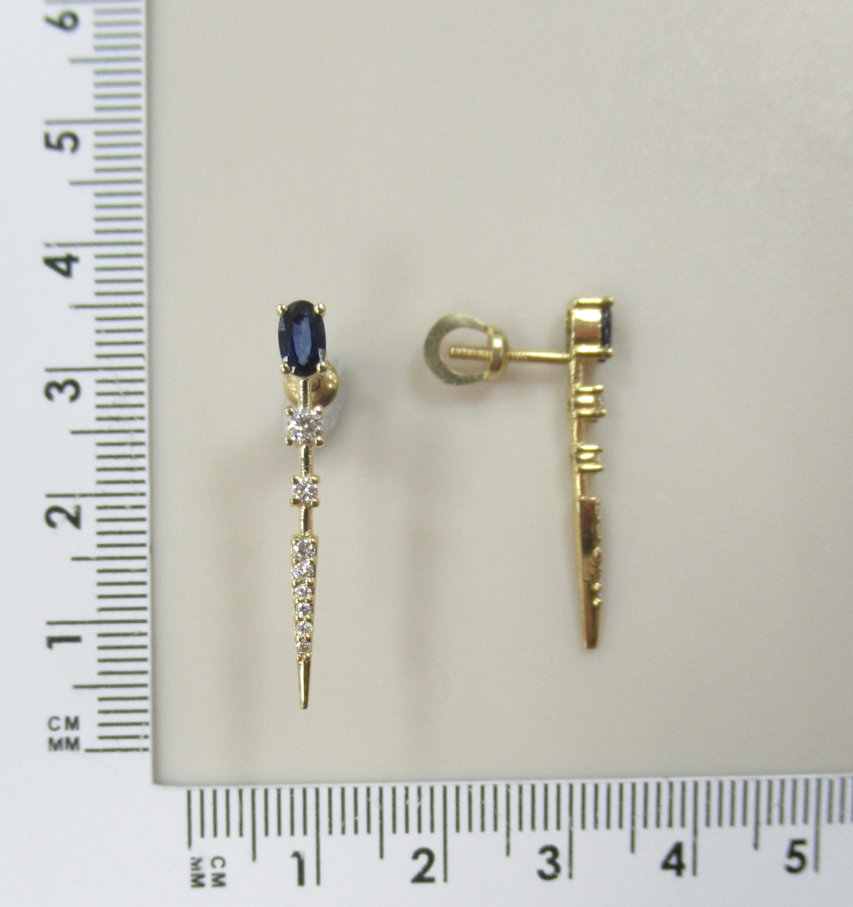 10511-001316 Серьги (Au 585)